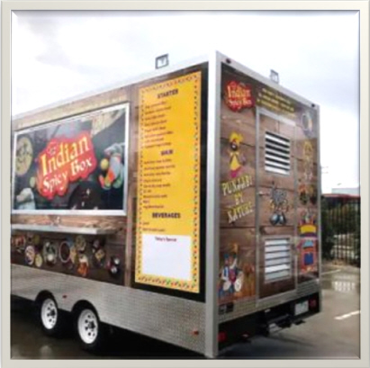 Add Vinyl Wrapping To Food Trailer