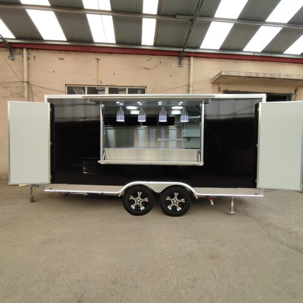 Add Side Advertising Boards To Food Trailer